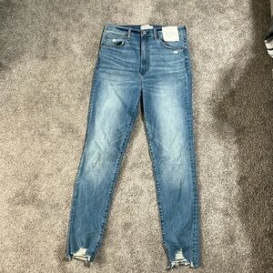 Abercrombie High Rise Super Skinny Ankle Jeans